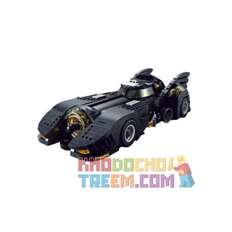BRICK ELEMENT 19004 JISI 7144 REBRICKABLE MOC-15506 15506 MOC15506 non  CHIẾC XE CHIẾN ĐẤU CỦA BATMAN bộ đồ chơi xếp lắp ráp ghép mô hình Creator THE ULTIMATE BATMOBILE! Sáng Tạo 1740 khối
