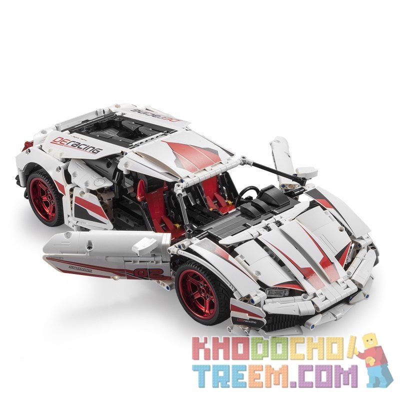 DOUBLEE CADA C61018 61018 C41011 41011 non  SIÊU XE HURACAN LP 610 bộ đồ chơi xếp lắp ráp ghép mô hình  LAMBORGHINI HURACAN LP 610 SUPER-CAR Kỹ Thuật Công Nghệ Cao Mô Hình Phương Tiện 1696 khối