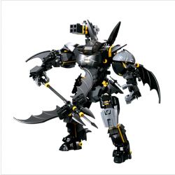 BRICK ELEMENT 19003 JISI 7143 non  NGƯỜI MÁY CỦA DƠI bộ đồ chơi xếp lắp ráp ghép mô hình Super Heroes SUPER HEROES BAT MECH Siêu Nhân Anh Hùng 1181 khối