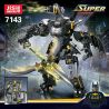 BRICK ELEMENT 19003 JISI 7143 non  NGƯỜI MÁY CỦA DƠI bộ đồ chơi xếp lắp ráp ghép mô hình Super Heroes SUPER HEROES BAT MECH Siêu Nhân Anh Hùng 1181 khối