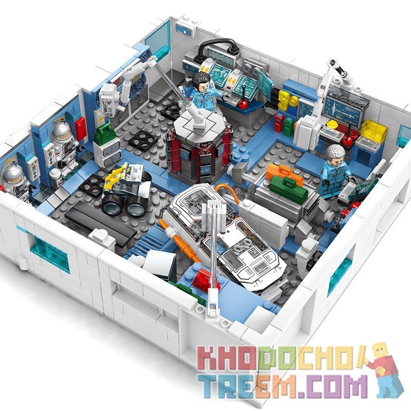 SEMBO 107021 107022 107023 107024 non  TRẠM VŨ TRỤ 4 TRONG 1 bộ đồ chơi xếp lắp ráp ghép mô hình The Wandering Earth THE WANDERING EARTH 4IN1 SPACE STATION Lưu Lạc Địa Cầu 1006 khối