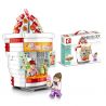 SEMBO 601055 601056 601057 601058 non  CỬA HÀNG KHOAI TÂY CHIÊN HAMBURGER COCA KEM. bộ đồ chơi xếp lắp ráp ghép mô hình City SEMBO BLOCK Thành Phố 998 khối