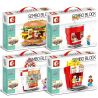 SEMBO 601055 601056 601057 601058 non  CỬA HÀNG KHOAI TÂY CHIÊN HAMBURGER COCA KEM. bộ đồ chơi xếp lắp ráp ghép mô hình City SEMBO BLOCK Thành Phố 998 khối
