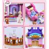 GUDI 9019 non  LÂU ĐÀI CỦA CÔNG CHÚA ALICE bộ đồ chơi xếp lắp ráp ghép mô hình Alice Princess ROYAL BALL 992 khối