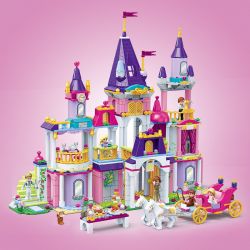 GUDI 9019 non  LÂU ĐÀI CỦA CÔNG CHÚA ALICE bộ đồ chơi xếp lắp ráp ghép mô hình Alice Princess ROYAL BALL 992 khối