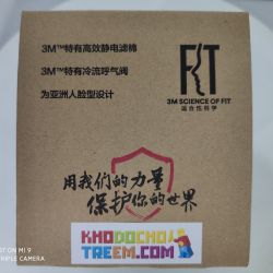 Khẩu trang 3M 9501V+ KN95 lọc hơn 95% bụi siêu mịn PM2.5 có van thở, đeo tai, chun vải mềm hơn 9501VT, chính hãng