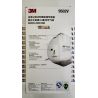 Khẩu trang 3M 9502V KN95 có đệm mũi lọc hơn 95% bụi siêu mịn PM2.5 có van thở, đeo đầu, chun tổng hợp, chính hãng nâng cấp của 9