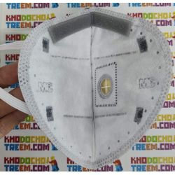Khẩu trang 3M 9541V KN95 lọc hơn 95% bụi siêu mịn PM2.5 và độc với màng than hoạt tính đệm mũi van thở chun vải mềm chính hãng t