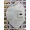 Khẩu trang 3M 9501V KN95 có đệm mũi lọc hơn 95% bụi siêu mịn PM2.5 có van thở, đeo tai, chính hãng nâng cấp của 9501VT