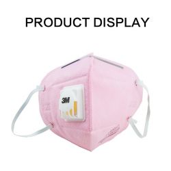 Khẩu trang 3M 9501C xanh tím hồng KN95 có đệm mũi lọc hơn 95% bụi siêu mịn PM2.5 có van thở, đeo tai, chính hãng