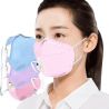 Khẩu trang 3M 9501C xanh tím hồng KN95 có đệm mũi lọc hơn 95% bụi siêu mịn PM2.5 có van thở, đeo tai, chính hãng