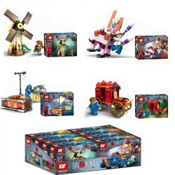 LE YILE 2301 Xếp hình kiểu  IDENTITY V Chair Machine Carriage Children Công Cụ Bắt Giữ 410 khối