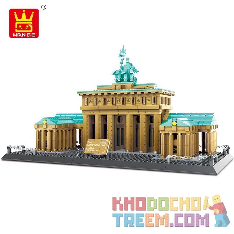 WANGE 6211 non  CỔNG BRANDENBURG BERLIN ĐỨC bộ đồ chơi xếp lắp ráp ghép mô hình Creator BRANDENBURGERTOR Sáng Tạo 1552 khối