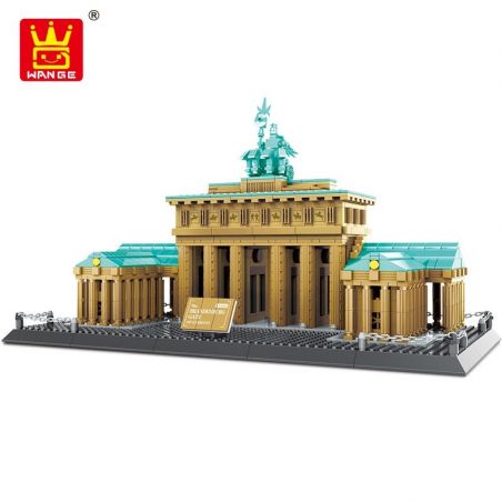 WANGE 6211 non  CỔNG BRANDENBURG BERLIN ĐỨC bộ đồ chơi xếp lắp ráp ghép mô hình Creator BRANDENBURGERTOR Sáng Tạo 1552 khối