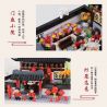 WANGE 5312 non  BỮA TỐI ĐOÀN TỤ KIỂU TRUNG QUỐC bộ đồ chơi xếp lắp ráp ghép mô hình Mini Modular Đường Phố Thu Nhỏ 1437 khối