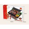 WANGE 5312 non  BỮA TỐI ĐOÀN TỤ KIỂU TRUNG QUỐC bộ đồ chơi xếp lắp ráp ghép mô hình Mini Modular Đường Phố Thu Nhỏ 1437 khối