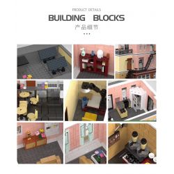 URGE UG-10180 10180 UG10180 non  CỬA HÀNG BÁNH bộ đồ chơi xếp lắp ráp ghép mô hình Creator THE DOUGHNUT SHOP Sáng Tạo 3255 khối