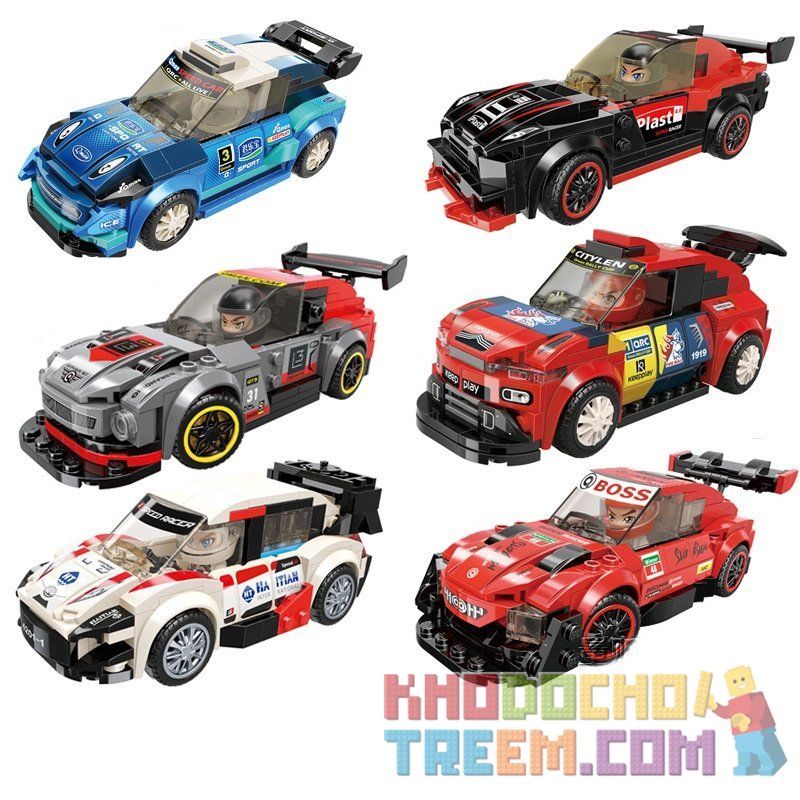 Enlighten 4201 Qman 4201 non  SIÊU XE WRC-11 GT-07 WRC-36 GT-15 WRC-88 GT-91 bộ đồ chơi xếp lắp ráp ghép mô hình Minecity Thành Phố Mỏ 1119 khối