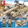 SEMBO 105562 non  XE TĂNG CHIẾN ĐẤU CHỦ LỰC VT-4 bộ đồ chơi xếp lắp ráp ghép mô hình Iron Blood Heavy Equipment Đặc Nhiệm Máu Và Sắt 432 khối