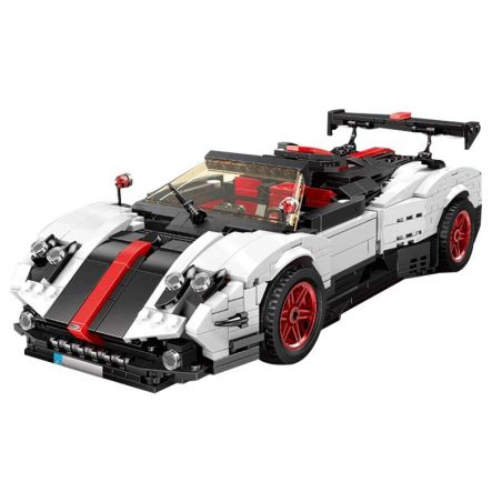 MouldKing 13105 Mould King 13105 RASTAR 98200 REBRICKABLE MOC-22208 22208 MOC22208 non  Ý TƯỞNG ĐA DẠNG PAGANI ZONDA CINQUE ROADSTER 1:16 tỷ lệ 1:16 bộ đồ chơi xếp lắp ráp ghép mô hình Creative Idea CREAATIVE IDEA PAGANI ZONDA CINQUE ROADSTER Ý Tưởng Sáng Tạo 960 khối