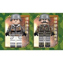 SEMBO 101401 non  XE TĂNG CHIẾN ĐẤU bộ đồ chơi xếp lắp ráp ghép mô hình Empires Of Steel Đế Chế Thép 1154 khối