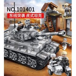 SEMBO 101401 non  XE TĂNG CHIẾN ĐẤU bộ đồ chơi xếp lắp ráp ghép mô hình Empires Of Steel Đế Chế Thép 1154 khối