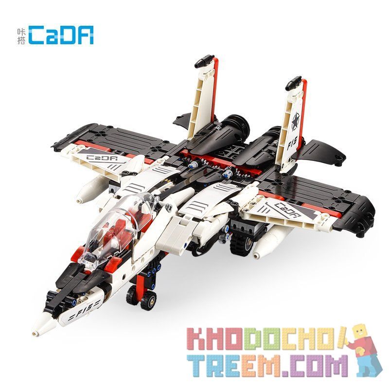 DOUBLEE CADA C51030 51030 non  STARSCREAM TIÊM KÍCH F-15 FALCON bộ đồ chơi xếp lắp ráp ghép mô hình Transformers F-15 EAGLEBOT Robot Đại Chiến Người Máy Biến Hình 917 khối
