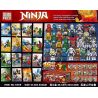 PRCK 61019 non  BỘ SƯU TẬP BÚP BÊ NINJA bộ đồ chơi xếp lắp ráp ghép mô hình The  Ninjago Movie Ninja Lốc Xoáy