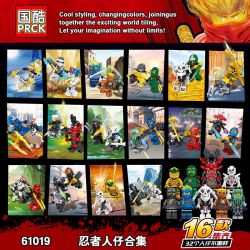 PRCK 61019 non  BỘ SƯU TẬP BÚP BÊ NINJA bộ đồ chơi xếp lắp ráp ghép mô hình The  Ninjago Movie Ninja Lốc Xoáy