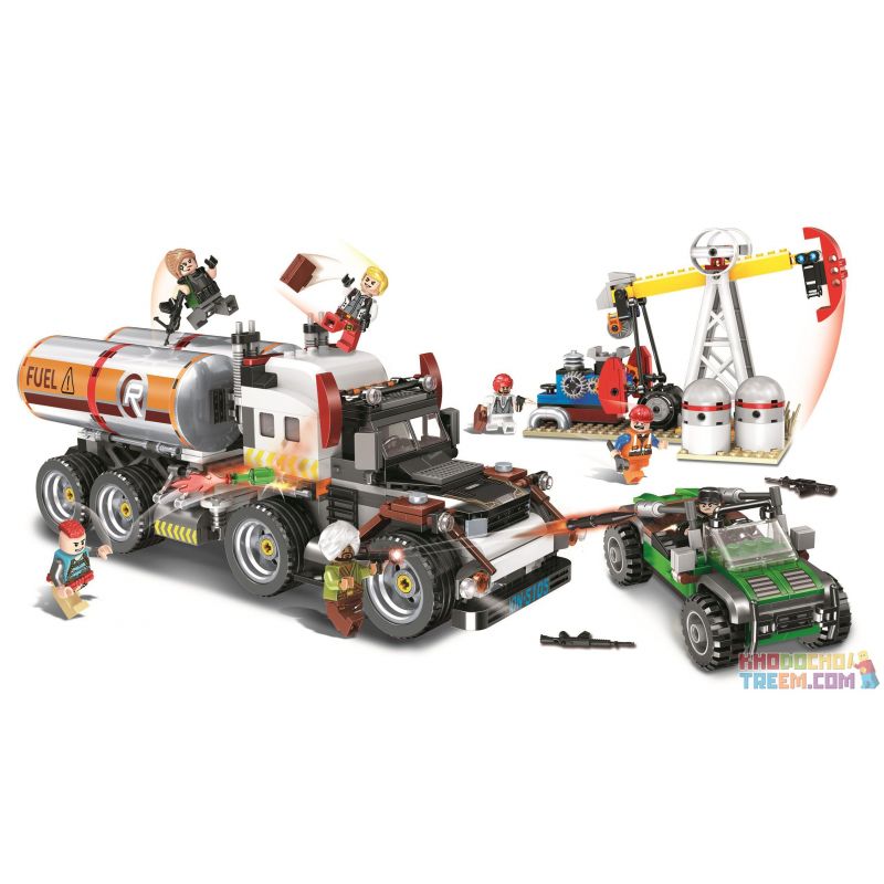 Winner 5105 non  GỐC DẦU SỐ 01 bộ đồ chơi xếp lắp ráp ghép mô hình Sharp Arrows Action SHARP ARROWS ACTION OIL BASE 01 Mũi Tên Nhọn 792 khối