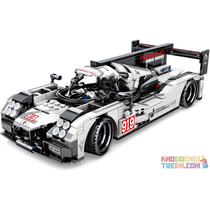 IBLOCK PL-920-151 920-151 PL920-151 SEMBO 701652 SHENG YUAN SY 8312 non  XE KÉO LÙI 919 CỦA PORSCHE bộ đồ chơi xếp lắp ráp ghép mô hình Speed Champions Racing Cars PORSCHO 919 Đua Xe Công Thức 621 khối
