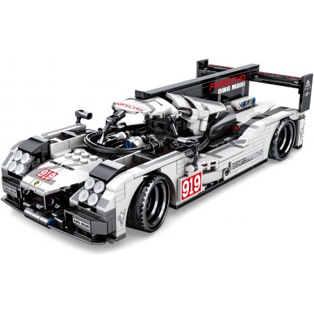 IBLOCK PL-920-151 920-151 PL920-151 SEMBO 701652 SHENG YUAN SY 8312 non  XE KÉO LÙI 919 CỦA PORSCHE bộ đồ chơi xếp lắp ráp ghép mô hình Speed Champions Racing Cars PORSCHO 919 Đua Xe Công Thức 621 khối