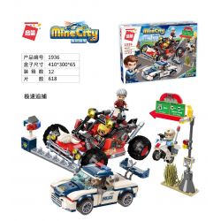 Enlighten 1936 Qman 1936 non  SĂN BẮN TỐC ĐỘ bộ đồ chơi xếp lắp ráp ghép mô hình Minecity Thành Phố Mỏ 618 khối