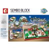 SEMBO 601094 non  SÁCH GIÁNG SINH bộ đồ chơi xếp lắp ráp ghép mô hình Creator CHRISTMAS Sáng Tạo 635 khối