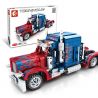 SEMBO 701803 non  Ô TÔ OPTIMUS PRIME BIẾN HÌNH bộ đồ chơi xếp lắp ráp ghép mô hình  TECHINQUE PETERBILT 389 Kỹ Thuật Công Nghệ Cao Mô Hình Phương Tiện 849 khối