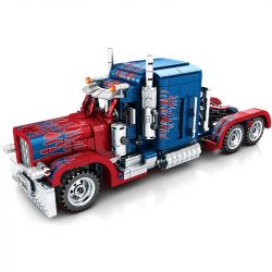 SEMBO 701803 non  Ô TÔ OPTIMUS PRIME BIẾN HÌNH bộ đồ chơi xếp lắp ráp ghép mô hình  TECHINQUE PETERBILT 389 Kỹ Thuật Công Nghệ Cao Mô Hình Phương Tiện 849 khối