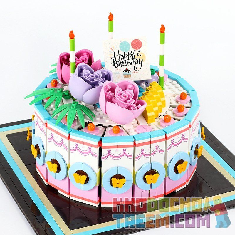 SEMBO 601400 non  HỘP QUÀ BÁNH bộ đồ chơi xếp lắp ráp ghép mô hình Creator SEMBO BLOCK Sáng Tạo 838 khối