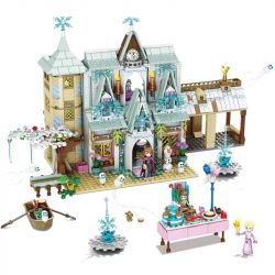 SHENG YUAN SY SY1431 1431 1578 non  LÂU ĐÀI BĂNG TUYẾT bộ đồ chơi xếp lắp ráp ghép mô hình  ICE AND SNOW PRINCESS Các Bạn Gái 1650 khối