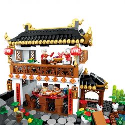 ZHEGAO QL0957 0957 non  TẾT NGUYÊN ĐÁN TRUNG QUỐC bộ đồ chơi xếp lắp ráp ghép mô hình Seasonal HEPPY NEW YEAR Mùa Lễ Hội 1187 khối