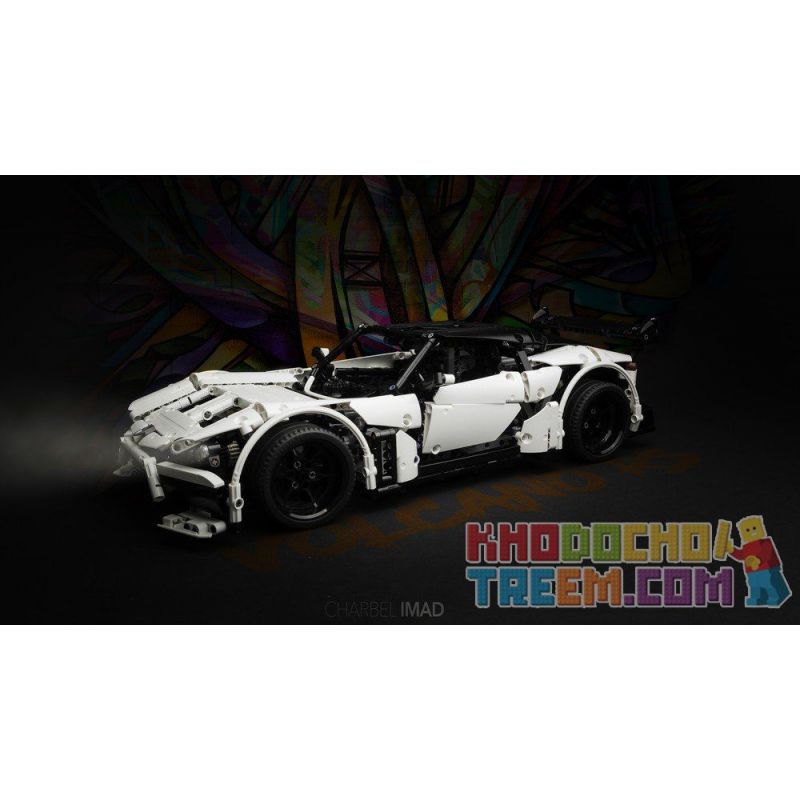 REBRICKABLE MOC-9613 9613 MOC9613 non  SIÊU XE NÚI LỬA bộ đồ chơi xếp lắp ráp ghép mô hình  VOLCANO RS SUPERCAR Kỹ Thuật Công Nghệ Cao Mô Hình Phương Tiện 1699 khối