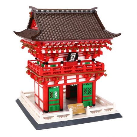 WANGE 6212 non  ĐỀN KIYOMIZU-DERA KYOTO NHẬT BẢN bộ đồ chơi xếp lắp ráp ghép mô hình Creator THE NIOMON KIYOMIZU-DERA TEMPLE OF KYOTO Sáng Tạo 2409 khối