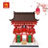 WANGE 6212 non  ĐỀN KIYOMIZU-DERA KYOTO NHẬT BẢN bộ đồ chơi xếp lắp ráp ghép mô hình Creator THE NIOMON KIYOMIZU-DERA TEMPLE OF KYOTO Sáng Tạo 2409 khối