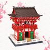 WANGE 6212 non  ĐỀN KIYOMIZU-DERA KYOTO NHẬT BẢN bộ đồ chơi xếp lắp ráp ghép mô hình Creator THE NIOMON KIYOMIZU-DERA TEMPLE OF KYOTO Sáng Tạo 2409 khối