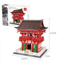 WANGE 6212 non  ĐỀN KIYOMIZU-DERA KYOTO NHẬT BẢN bộ đồ chơi xếp lắp ráp ghép mô hình Creator THE NIOMON KIYOMIZU-DERA TEMPLE OF KYOTO Sáng Tạo 2409 khối