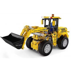 MouldKing 13122 13122S Mould King 13122 13122S REBRICKABLE MOC-0836 0836 MOC0836 non  MÁY XÚC tỷ lệ 1:10 bộ đồ chơi xếp lắp ráp ghép mô hình  BULLDOZER Kỹ Thuật Công Nghệ Cao Mô Hình Phương Tiện 1572 khối