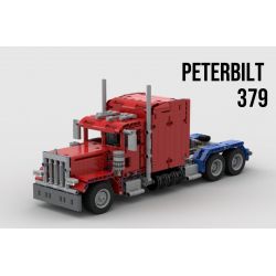 MouldKing 15001 Mould King 15001 REBRICKABLE MOC-24330 24330 MOC24330 non  379 XE TẢI BILT PETE bộ đồ chơi xếp lắp ráp ghép mô hình  379 PETERBILT TRUCK Kỹ Thuật Công Nghệ Cao Mô Hình Phương Tiện 845 khối