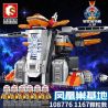 SEMBO 108776 non  CĂN CỨ PHƯỢNG HOÀNG bộ đồ chơi xếp lắp ráp ghép mô hình Ultraman ULTRAMAN HEROES Vệ Binh Vũ Trụ Siêu Nhân Điện Quang 1167 khối