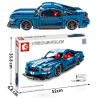 IBLOCK PL-920-149 920-149 PL920-149 SEMBO 701710 SHENG YUAN SY 8409 non  FORD MUSTANG PULLBACK bộ đồ chơi xếp lắp ráp ghép mô hình Speed Champions Racing Cars Đua Xe Công Thức 737 khối