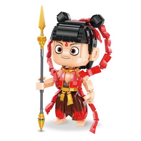 Enlighten S0103 0103 Qman S0103 0103 non  NA TRA bộ đồ chơi xếp lắp ráp ghép mô hình Nezha KEEPLEY Natra 941 khối