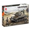XIANG JUN XJ-910 non  XE TĂNG HẠNG NẶNG M26 PERSHING CỦA MỸ bộ đồ chơi xếp lắp ráp ghép mô hình Military Army Quân Sự Bộ Đội 938 khối